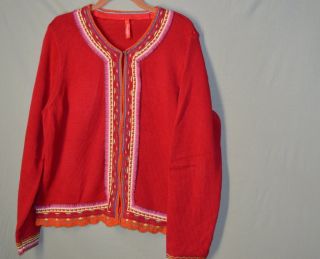 HANNA ANDERSSON ANDERSON Womens Cotton Knit Cardigan Sweater 
