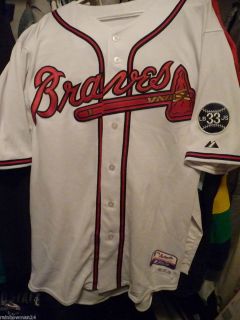   Braves Game Used Worn Issued Andruw Jones 25 Home Jersey With Patch