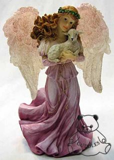   Guardian Angel Of Faith Boyds Bear Resin Figurine Lamb Pink BNIB