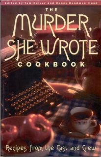 The Murder She Wrote Angela Lansbury TV Mystery Show Cookbook RARE 