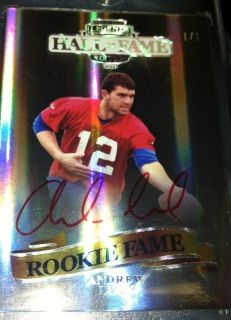 ANDREW LUCK Rookie Fame 1 1 AUTO TRUE 1OF1 2012 Press Pass Legends 