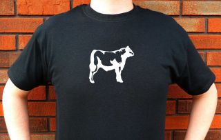ANGUS CATTLE BEEF RANCH GRAPHIC T SHIRT TEE