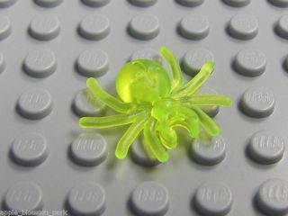 New Lego Trans Neon Yellow Green Spider Animal Creature