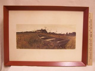 Andrew Wyeth Teels Island Dry Brush Framed Print Picture 1954 Mr 
