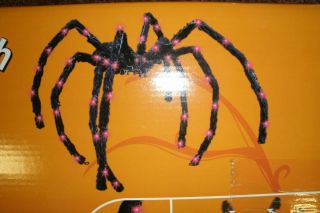 Animated Halloween Prop Props Lighted Spider Decoration