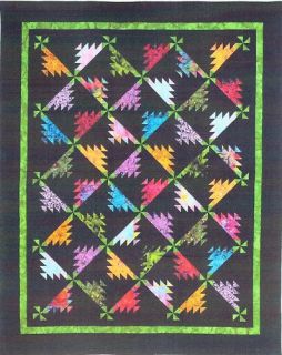 Fat Quarter Pinwheels Quilt Pattern by Animas Quilts