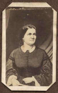 CDV Photo of Mary Todd, Wife of the United States President Abraham 