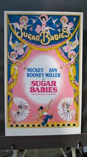 Sugar Babies Window Card Mickey Rooney Ann Miller