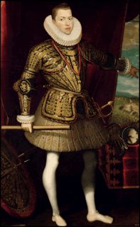 MEDIEVAL,Naples&Sicily,Philip III (Felipe) of Spain,4 Tari 1612,AG 