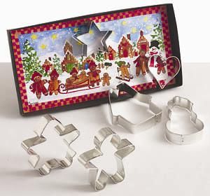 Ann Clark Gingerbread Gift Set House Christmas Cookie Cutter Kitchen 