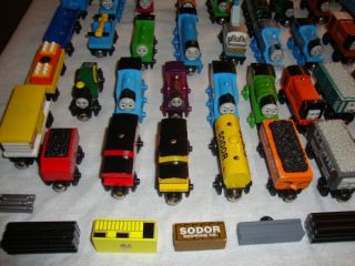 Huge 96 Piecece Thomas The Train Wooden Engines Some RARE