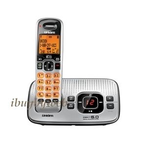 Uniden D1680 DECT 6 0 Cordless Phone w Answering Machine