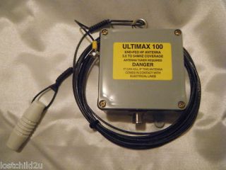 ULTIMAX100 End Fed HF Antenna 6 to 80 Meters 1500W Pep
