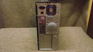   Antec Sp 350 Power supply, An ASROCK P4VM800 Mobo, The processor is