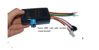 Vehicle Car Realtime GPS Tracker GSM and GPS Antennas SOS Alarm