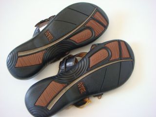 Dr. Andrew Weil by Orthaheel Black Spirit Sandal Roman Looking Leather 