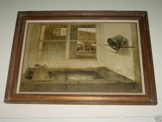 Andrew Wyeth RARE Lithograph $ Spring Fed $ Great Piece