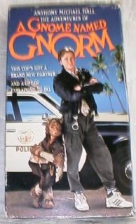 Gnome Named Gnorm VHS Comedy 1993 Anthony Michael Hall