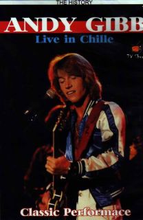 MEGA RARE DVD = ANDY GIBB solo Live Chile 1984 bee gees LOVE IS viña 