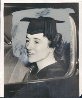 1939 Photo Anne Morrow Lindbergh Gets Degree Rochester