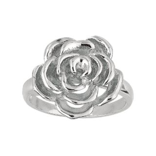 3D Anti Tarnish Floral Rose Band Ring 925 Sterling Silver