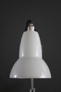 Herbert Terry Grey Anglepoise Lamp 60s Chrome Bulbholder Tulip Shade 