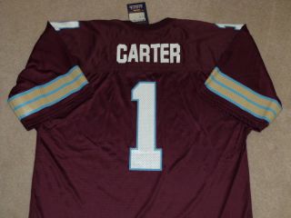 ANTHONY CARTER Michigan Panthers USFL Authentic Throwback Jersey 60 Ra 