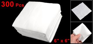 300 x Anti Static Soft Dustless Cloth Cleanroom Wipers 6 x 6