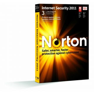 Norton Internet Security 2011 3pc 1y Antivirus CD Key