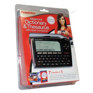 New Franklin Merriam Websters Advanced Electronic Pocket Dictionary 