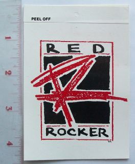 Sammy Hagar Red Rocker Clothing Sticker RARE
