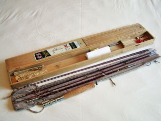 Kiraku Grampus Vintage Bamboo Fly Rod & Spinning Rod Combo 