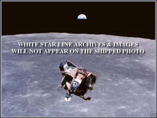 Poster Print Marvelous Apollo 11 Lander Moon Earth