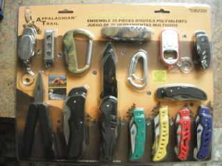 Appalachian Trail 25 Piece Knife Set Knives Tools
