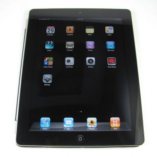 Apple iPad 2 32GB Wi Fi 3G Verizon 9 7in Black MC763LL A Cover RS