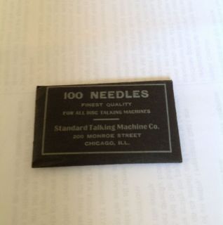 Antique 100 Phonograph Needles. Made By Standard Talking Machine Co 