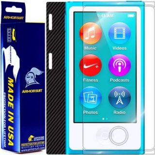 ArmorSuit MilitaryShield Apple iPod Nano 7th Gen Screen +Black Carbon 