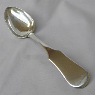 Antique Russian Silver Serving Spoon Large Size 81 GR 1874 Hallmarks 