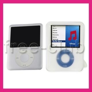 White Skin Silicon Case for Apple iPod Nano 3rd Gen