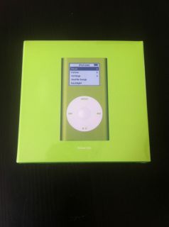 Apple iPod Mini 2nd Generation Green 4 GB New and SEALED
