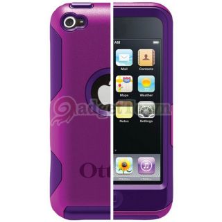   New Genuine Otterbox Commuter Case for iPod Touch 4 4th 4G Boom Purple