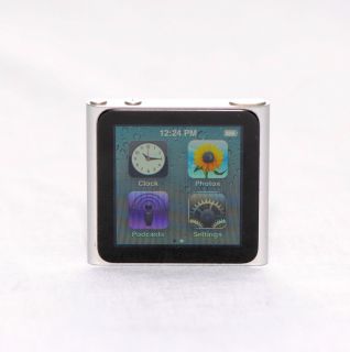 Apple iPod Nano 6th Generation 8GB Very Good Condition Silver MP3 