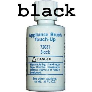 72031 Appliance Brush On Touch Up Paint ( BLACK )