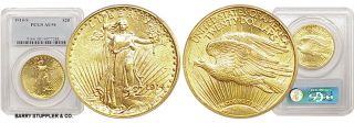 RARE 1914 s Saint St Gaudens $20 Gold Coin PCGS AU58