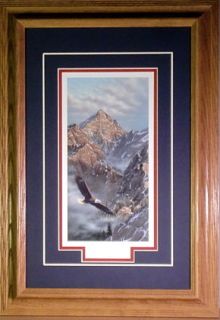 gallery now free rick kelley libertys flight framed eagle print