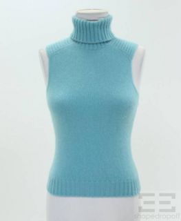 Malo Two Piece Purple Aqua Cashmere Sweater Set Size 40