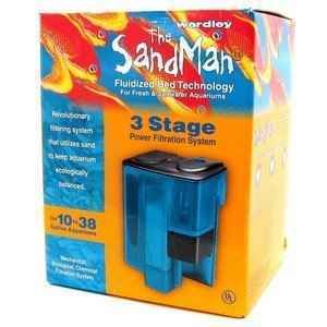   Sandman 3 Stage Power Aquarium Filtration System 10 to 38 Gallon Tanks