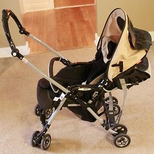Baby Stroller Foldable Flat Recline Aprica
