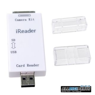   USB Camera Kit Card Reader for Apple iPhone iPad Smartphones