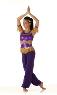 Teachers! ARABIAN Jumpsuit Genie Jeannie HALLOWEEN Dance Costume SIZE 